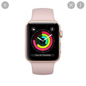 Pre loved Apple Watch Series 3 38mm rose gold GPS & Wifi